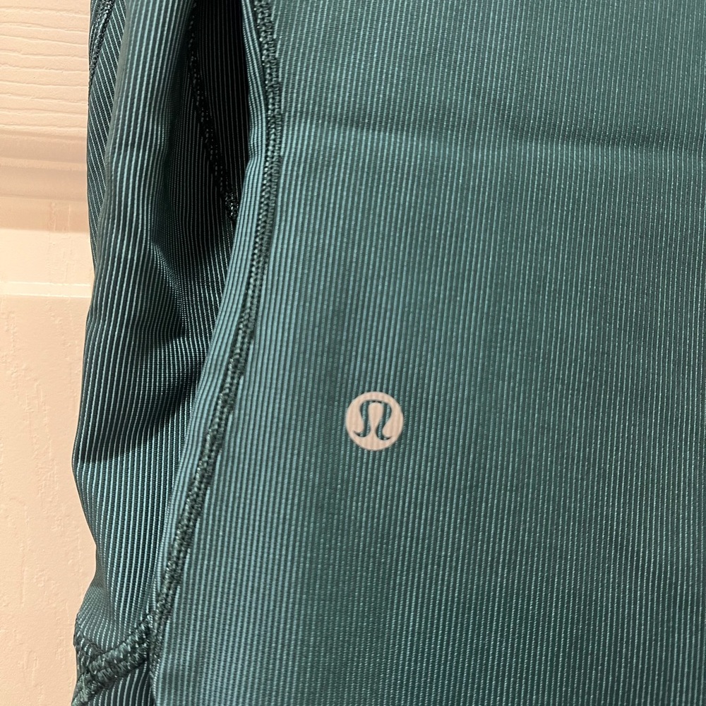 Lululemon Athletica Dark Teal Green Leggings 12 - Picture 3 of 3